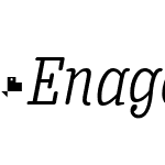 EnagolMath-LightItalic