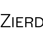 Zierde Grotesk