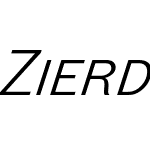 Zierde Grotesk