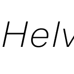 Helvetica Now - Micro