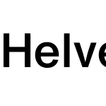 Helvetica Now - Text