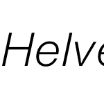 Helvetica Now - Text