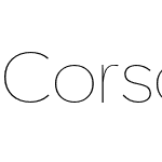 Corsa Grotesk