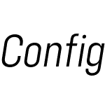 Config Condensed