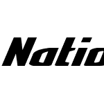 National Express Expanded Italic
