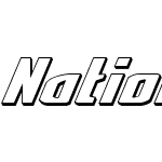 National Express 3D Italic