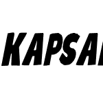 Kapsalon Condensed Italic