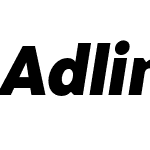 Adlinnaka Condensed Oblique