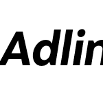 Adlinnaka Condensed Oblique