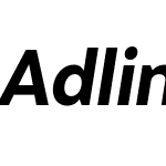 Adlinnaka Condensed Oblique