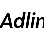 Adlinnaka Condensed Oblique