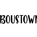 Boustown Sans