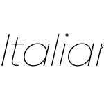 Italian Plate No1 Expanded