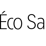 Eco Sans Pro