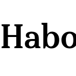 Haboro Serif Cond