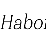 Haboro Serif Cond