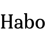 Haboro Serif Cond