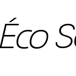 Eco Sans Pro