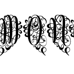 Monogram Script Heart