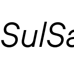 Sul Sans