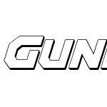 Gunner Storm 3D Italic