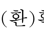 (환)확장신명조2