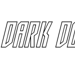 Dark Dominion Outline Italic