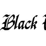 Black Window Italic