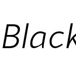 Blacker Sans