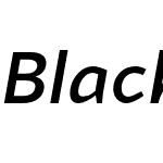 Blacker Sans