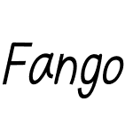 Fango Light Italic