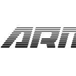 Armed Lightning Gradient Italic