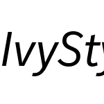 Ivy Style Sans