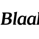 Blaak Regular PERSONAL USE