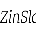 Zin Slab Condensed