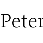 Peter Schmidt Serif