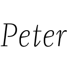 Peter Schmidt Serif