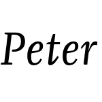 Peter Schmidt Serif