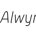 Alwyn New Rounded