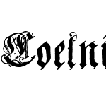 Coelnisch Current Fraktur