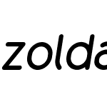 zolda REGULAR ITALIC