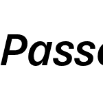 Passenger Sans