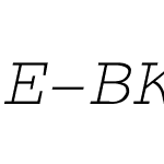 E-BKBX