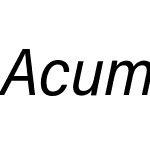 Acumin Pro SemiCondensed