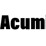 Acumin Pro Condensed