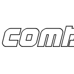 Combat Droid Outline Italic