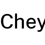 Cheyenne Sans