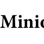 MinionPro-Bold