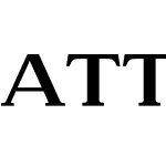 Attention Serif Bold