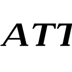 Attention Serif Slant Bold